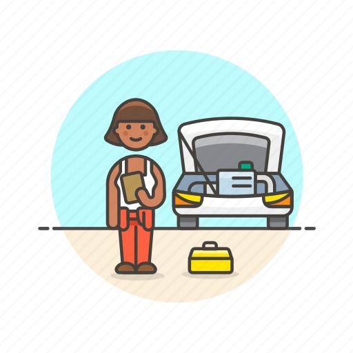 Car, mechanic, road, transportation, automobile, fix, vehicle icon - Download on Iconfinder
