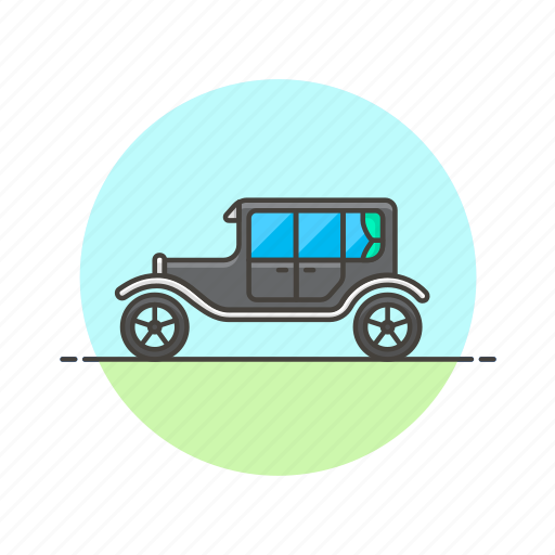 Car, road, transportation, vintage, automobile, retro icon - Download on Iconfinder