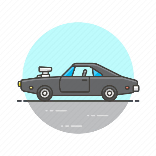 Car, racing, road, transportation, vintage, automobile icon - Download on Iconfinder