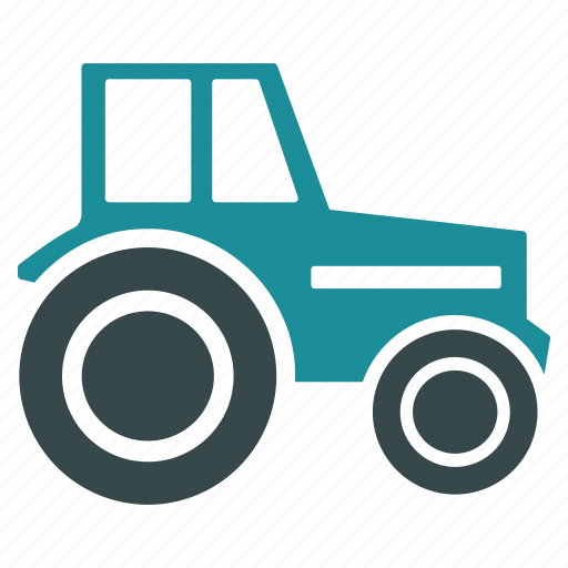 Agricultural, agriculture, farming, machinery, tractor, wheeled, vehicle icon - Download on Iconfinder