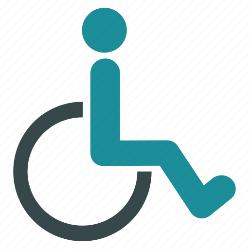 Damaged, disable, handicap, invalid, patient, wheelchair, disabled person icon - Download on Iconfinder