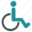 damaged, disable, handicap, invalid, patient, wheelchair, disabled person 