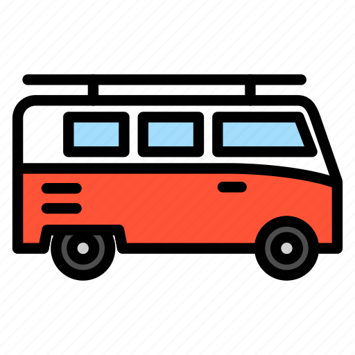 Camper, car, transportation, van, vehicle, vw icon - Download on Iconfinder