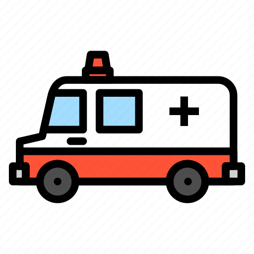 Ambulance, emergency, hospital, medical, transportation, vehicle icon - Download on Iconfinder