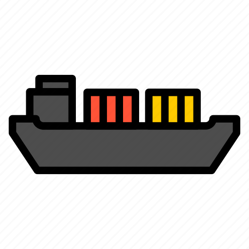 Cargo, container, delivery, ocean, sea, ship, shipping icon - Download on Iconfinder
