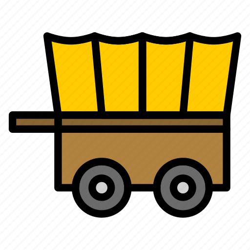 Carriage, delivery, diligence, horse, transportation icon - Download on Iconfinder