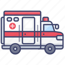 car, hospital, ambulance, emergency