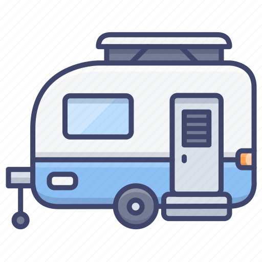 Caravan, trailer, camping, travel icon - Download on Iconfinder