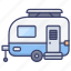 caravan, trailer, camping, travel 