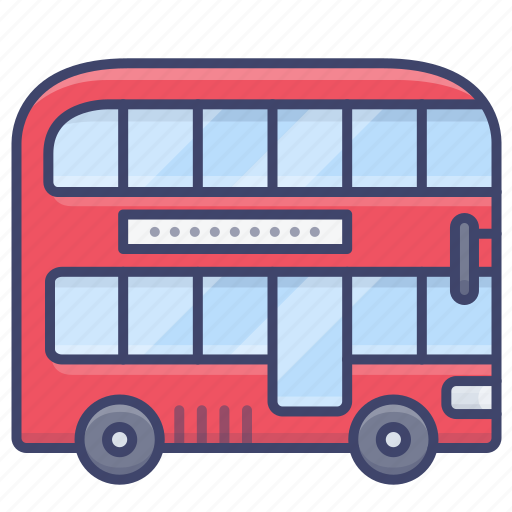 Double, bus, decker, london icon - Download on Iconfinder