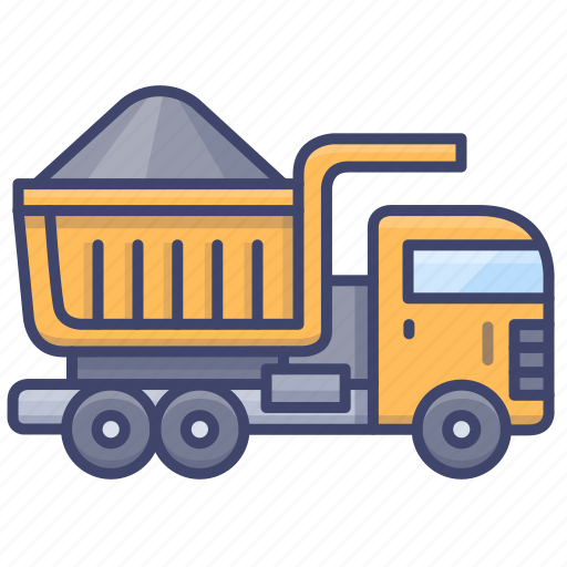 Industrial, truck, construction, dump icon - Download on Iconfinder