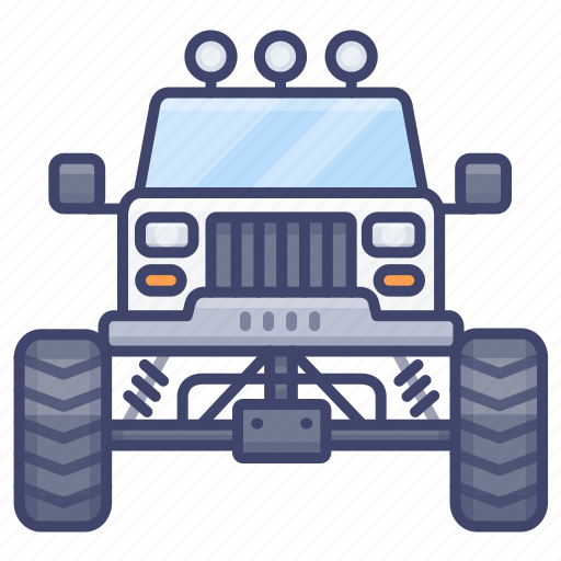 Monster, truck, car, transport icon - Download on Iconfinder