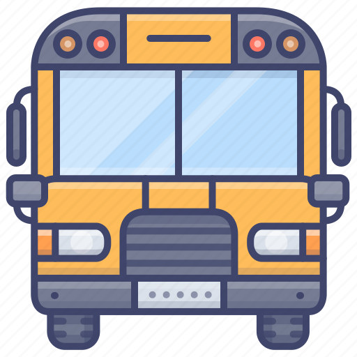 School, bus, transport, vehical icon - Download on Iconfinder