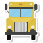 bus, delivery, delivery truck, lorry, school bus, transport, truck 