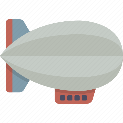 Air ship, blimp, dirigible, zeppelin, airship icon - Download on Iconfinder