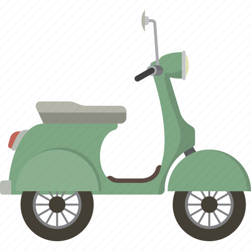Motorbike, scooter, vehicle, vespa icon - Download on Iconfinder
