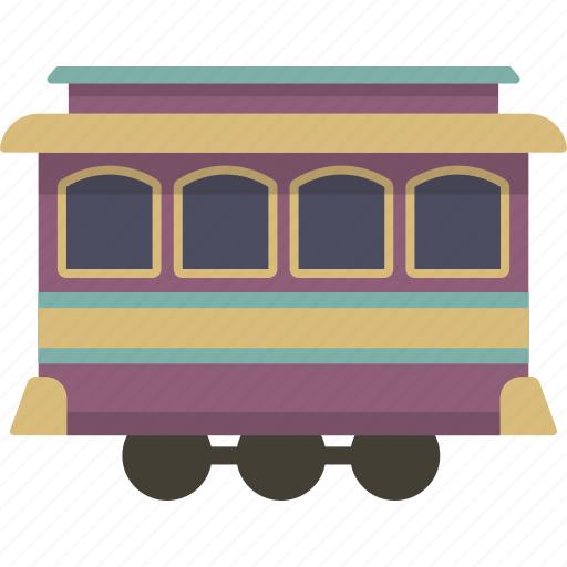 Streetcar, tram, trolley, transport icon - Download on Iconfinder