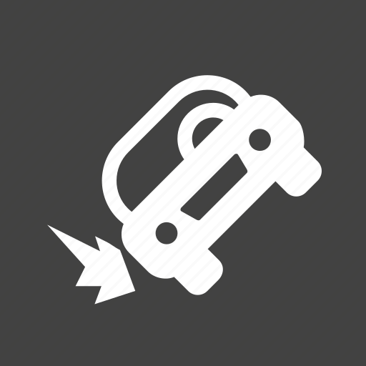 Accident, car, crash, damage, destruction, disbalance, transport icon - Download on Iconfinder