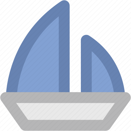 Boat, cruise, sailing boat, ship, vessel, water transport, yacht icon - Download on Iconfinder