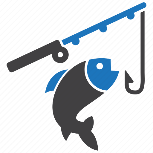 Fishing, fish, hook, rod icon - Download on Iconfinder