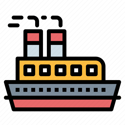 Boat, cruise, ship, transport, yacht icon - Download on Iconfinder