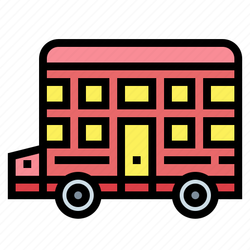 Bus, decker, transport, transportation icon - Download on Iconfinder