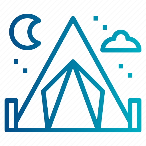 Camping, holidays, tent, tents, triangular icon - Download on Iconfinder