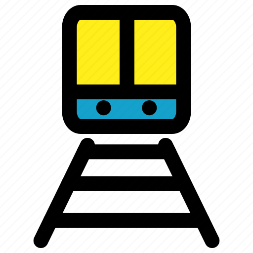 Rail, train, transportation, vehicle icon - Download on Iconfinder