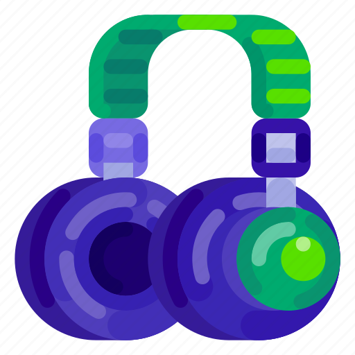 Headset, holiday, music, travel, vacation icon - Download on Iconfinder