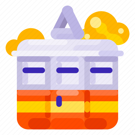 Holiday, mountain, outdoor, ropeway, travel, vacation icon - Download on Iconfinder
