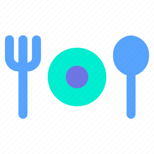 Eat, fork, plate, restaurant, spoon icon - Download on Iconfinder