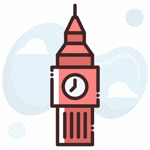 Big ben, clock tower, elizabeth tower, london, monument icon - Download on Iconfinder