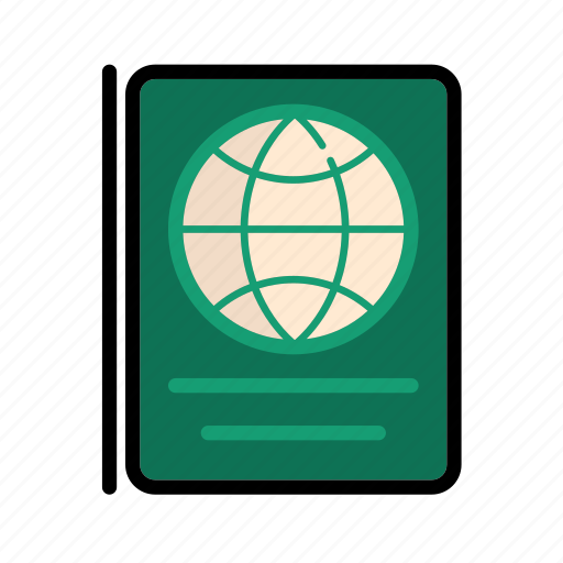 Green, world, travel, passport icon - Download on Iconfinder