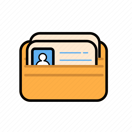 Billfold, wallet, business card icon - Download on Iconfinder