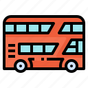 bus, decker, double, transportation, travel, vehicle
