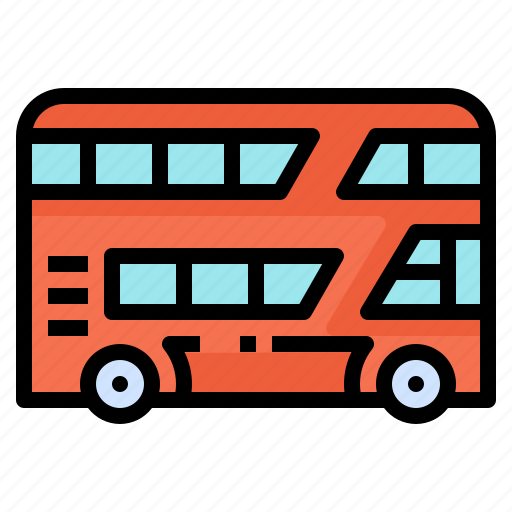 Bus, decker, double, transportation, travel, vehicle icon - Download on Iconfinder