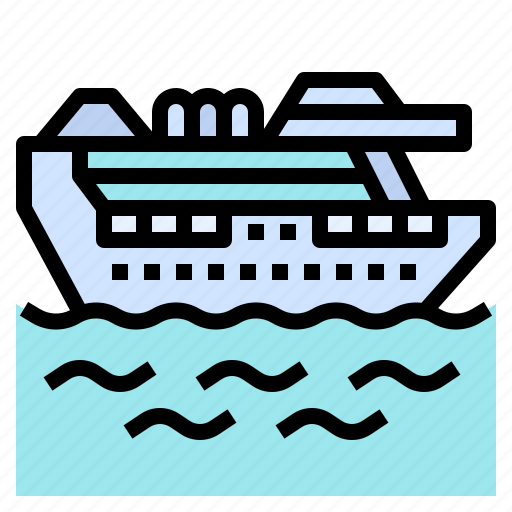Boat, cruise, ocean, sea, ship, transportation, yacht icon - Download on Iconfinder