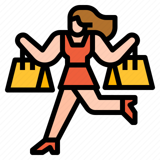 Avatar, bag, bags, buy, buying, shopping, woman icon - Download on Iconfinder