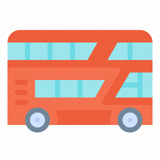 Bus, decker, double, transportation, travel, vehicle icon - Download on Iconfinder