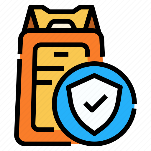 Bag, insurance, luggage, shield, suitcase, travel icon - Download on Iconfinder