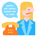 avatar, call, center, customer, service, woman