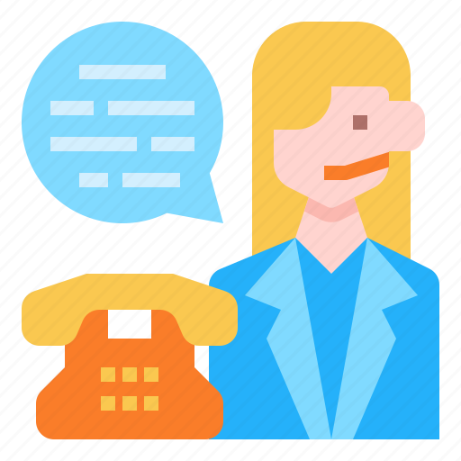 Avatar, call, center, customer, service, woman icon - Download on Iconfinder