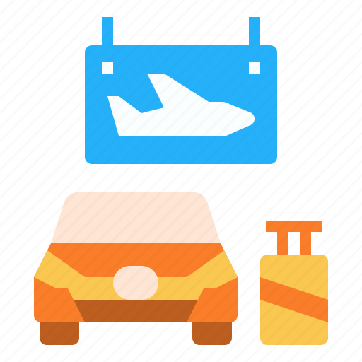 Airport, car, service, taxi, transfer, transport icon - Download on Iconfinder