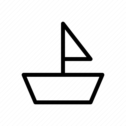 Boat, sailboat, ship, transport, travel icon - Download on Iconfinder