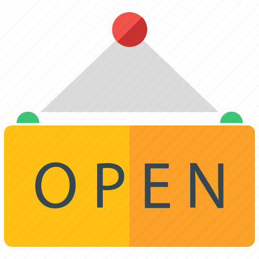 Holiday, open, sign, travel, vacation icon - Download on Iconfinder