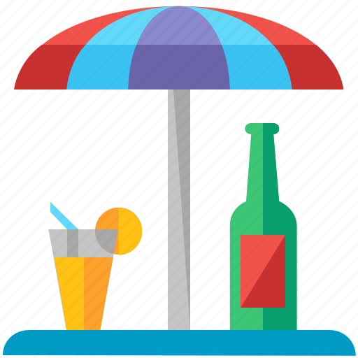 Beverage, drink, parasol, terrace, umbrella icon - Download on Iconfinder