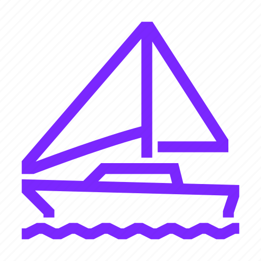 Sailboat, sea, sail, boat, yacht icon - Download on Iconfinder