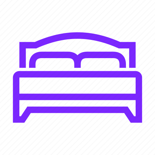 Bedroom, bed, room, hotel, double icon - Download on Iconfinder