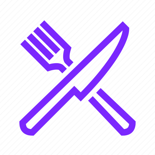 Knife, cafe, restaurant, fork, dinner icon - Download on Iconfinder