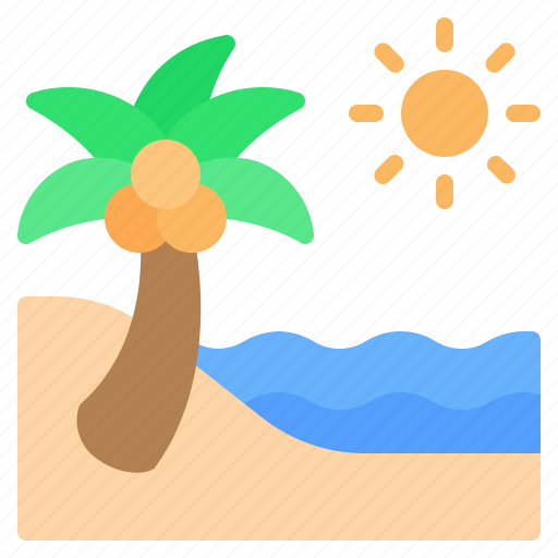 Beach, sea, ocean, summer, travel, holiday, vacation icon - Download on Iconfinder